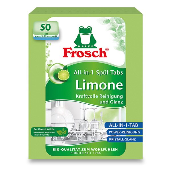 Tablety do myčky Frosch AiO Limetka 50 tablet